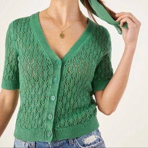 Reformation Pansy Cardigan size L